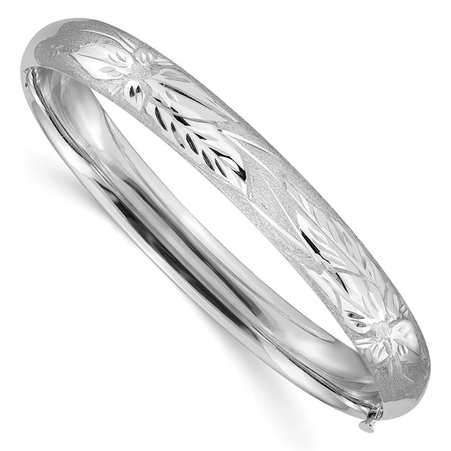 14k White Gold Bracelets Style WFE5 - Classique Jewelry Inc.