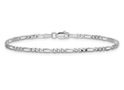 14k White Gold Bracelets Style WFIG060 - Classique Jewelry Inc.