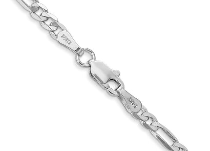14k White Gold Chains Style WFIG080 - Classique Jewelry Inc.