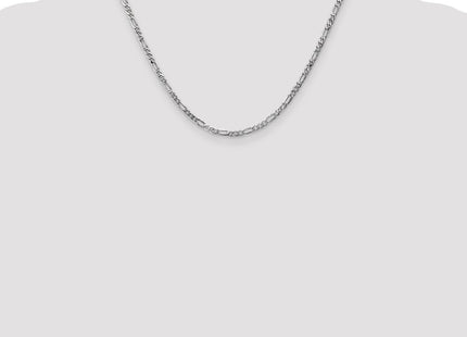 14k White Gold Chains Style WFIG080 - Classique Jewelry Inc.