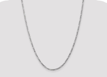 14k White Gold Chains Style WFIG080 - Classique Jewelry Inc.