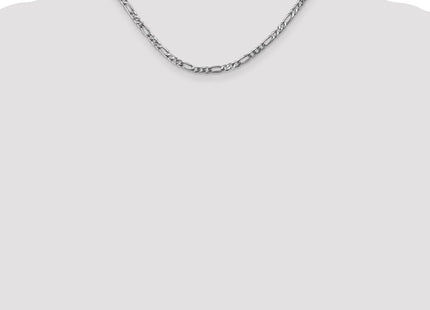 14k White Gold Chains Style WFIG100 - Classique Jewelry Inc.