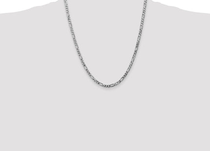 14k White Gold Chains Style WFIG100 - Classique Jewelry Inc.