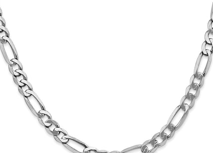 14k White Gold Chains Style WFIG140 - Classique Jewelry Inc.