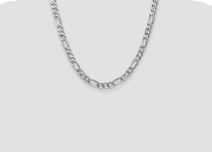 14k White Gold Chains Style WFIG180 - Classique Jewelry Inc.