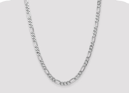 14k White Gold Chains Style WFIG180 - Classique Jewelry Inc.