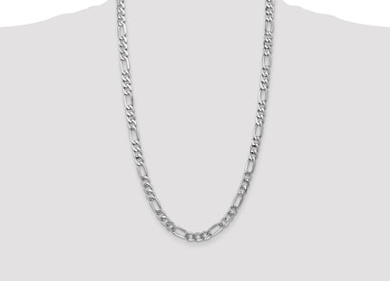 14k White Gold Chains Style WFIG180 - Classique Jewelry Inc.