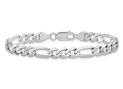 14k White Gold Bracelets Style WFIG180 - Classique Jewelry Inc.