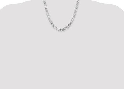 14k White Gold Chains Style WFIG200 - Classique Jewelry Inc.
