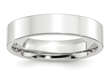 14K white gold wedding band, additional view