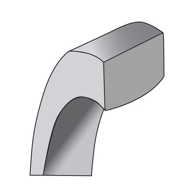 Sterling Silver Comfort Fit Flat Band