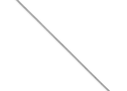 14K white gold franco link chain, alternate view