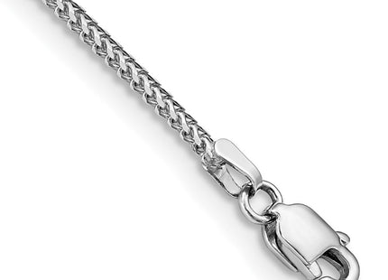 14K white gold franco link chain