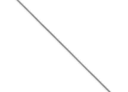 14K White Gold Franco with Lobster Clasp Bracelet (Style WFRA040-7)