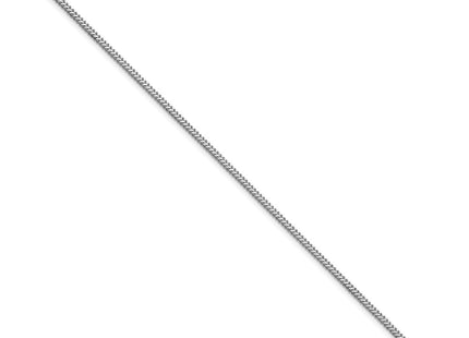 14K White Gold Franco with Lobster Clasp Bracelet (Style WFRA045-7)