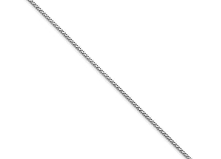 14K White Gold Franco with Lobster Clasp Bracelet (Style WFRA050-7)
