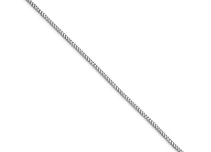 14K White Gold Franco with Lobster Clasp Bracelet (Style WFRA065-7)