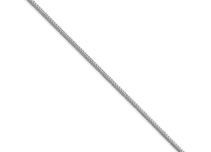 14K White Gold Franco with Lobster Clasp Bracelet (Style WFRA070-7)