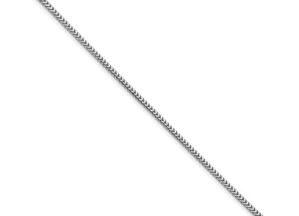 14K White Gold Franco with Lobster Clasp Bracelet (Style WFRA080-7)