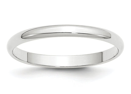 14K white gold band, further view