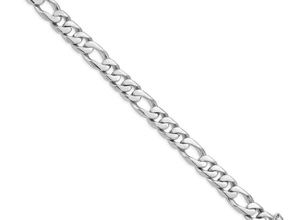 14K white gold figaro link chain, alternate view