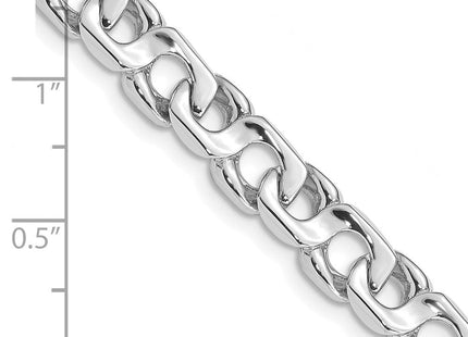 14K white gold chain, alternate view