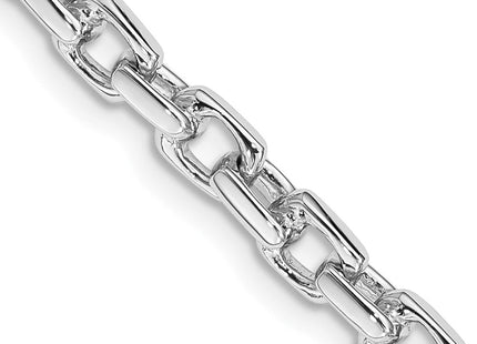 14K white gold chain