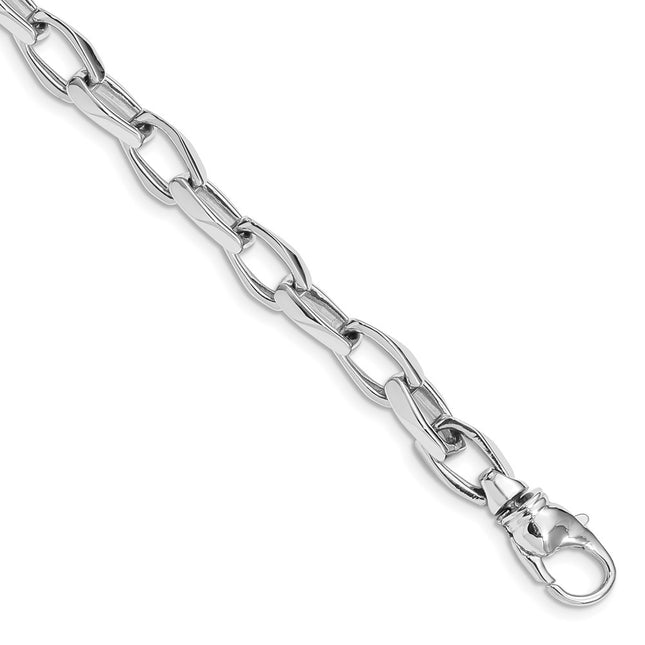 14k White Gold Bracelets Style WLK309 - Classique Jewelry Inc.
