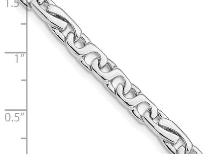 14K white gold chain, alternate view