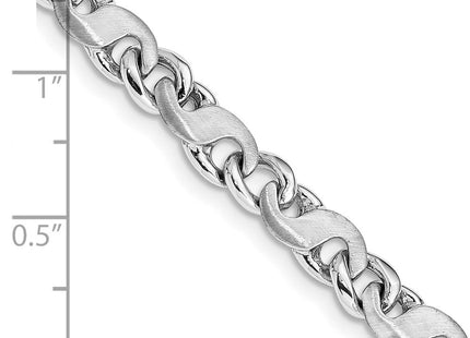 14K white gold bracelet, alternate view