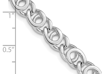 14K white gold chain, alternate view
