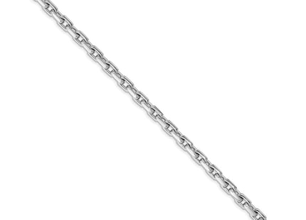14K white gold bracelet, alternate view