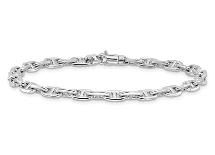 14K white gold bracelet, another view