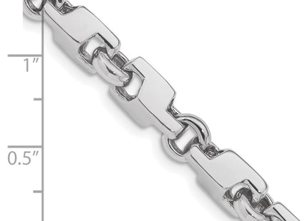 14K white gold bracelet, alternate view