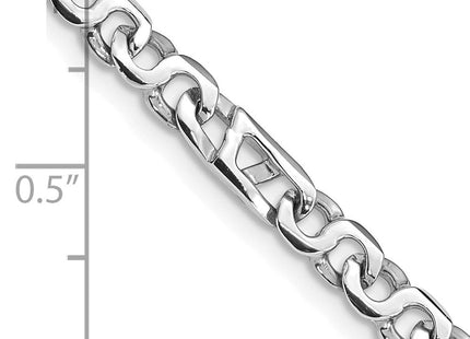 14K white gold chain, alternate view