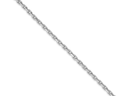 14K white gold bracelet, alternate view