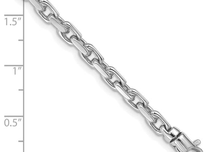 14K white gold bracelet, another view