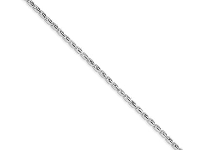 14K white gold bracelet, alternate view