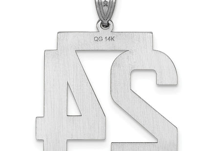 14k White Gold Jewelry Style WLN24 - Classique Jewelry Inc.