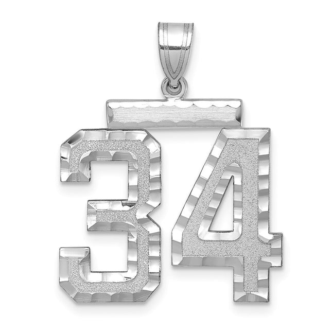 14k White Gold Jewelry Style WLN34 - Classique Jewelry Inc.
