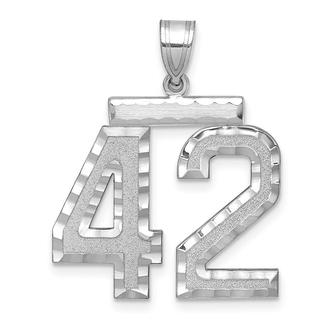 14k White Gold Jewelry Style WLN42 - Classique Jewelry Inc.