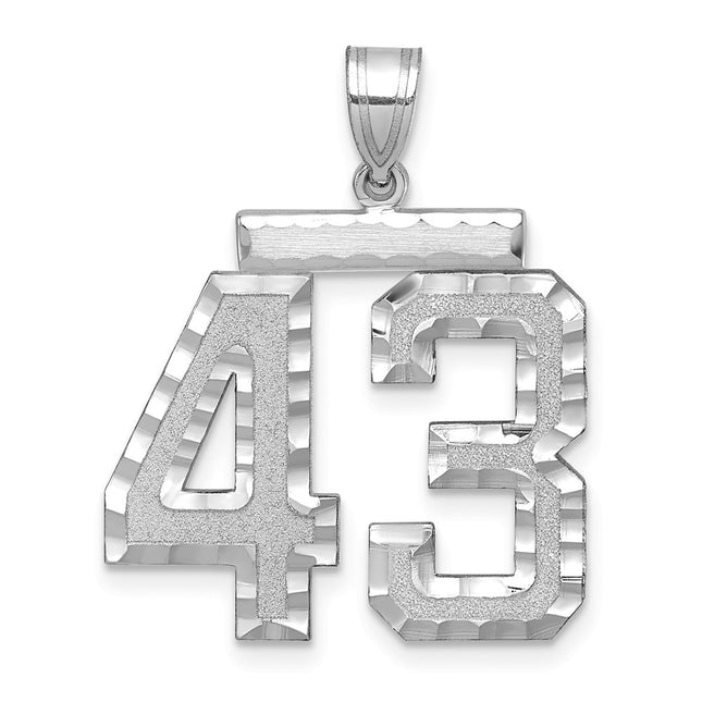 14k White Gold Jewelry Style WLN43 - Classique Jewelry Inc.