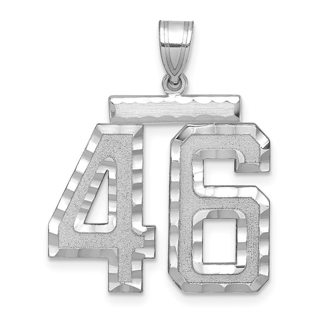 14k White Gold Jewelry Style WLN46 - Classique Jewelry Inc.