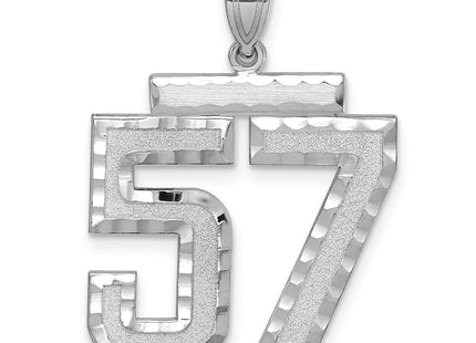 14k White Gold Jewelry Style WLN57 - Classique Jewelry Inc.