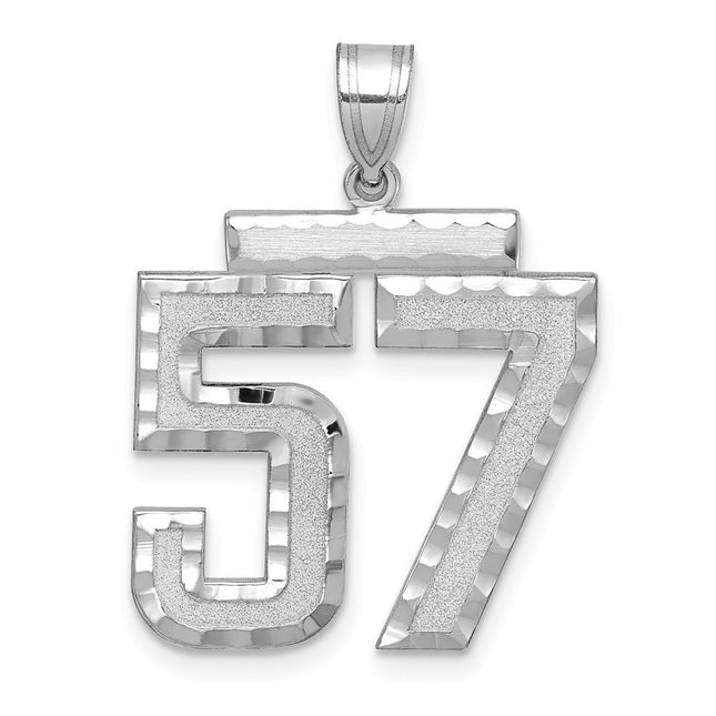 14k White Gold Jewelry Style WLN57 - Classique Jewelry Inc.