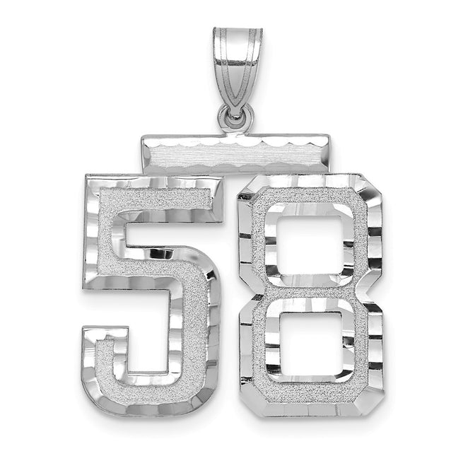 14k White Gold Jewelry Style WLN58 - Classique Jewelry Inc.