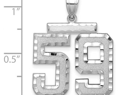 14k White Gold Jewelry Style WLN59 - Classique Jewelry Inc.