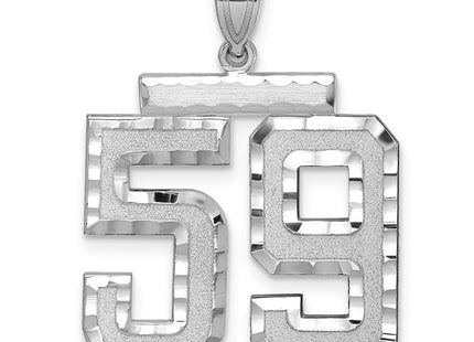 14k White Gold Jewelry Style WLN59 - Classique Jewelry Inc.
