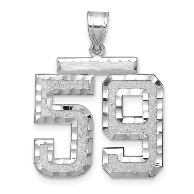 14k White Gold Jewelry Style WLN59 - Classique Jewelry Inc.