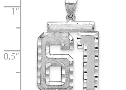 14k White Gold Jewelry Style WLN61 - Classique Jewelry Inc.